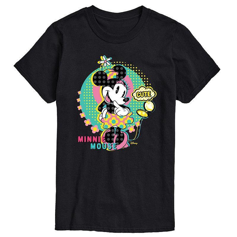 Disneys Minnie Mouse Mens Cute Graphic Tee Product Image