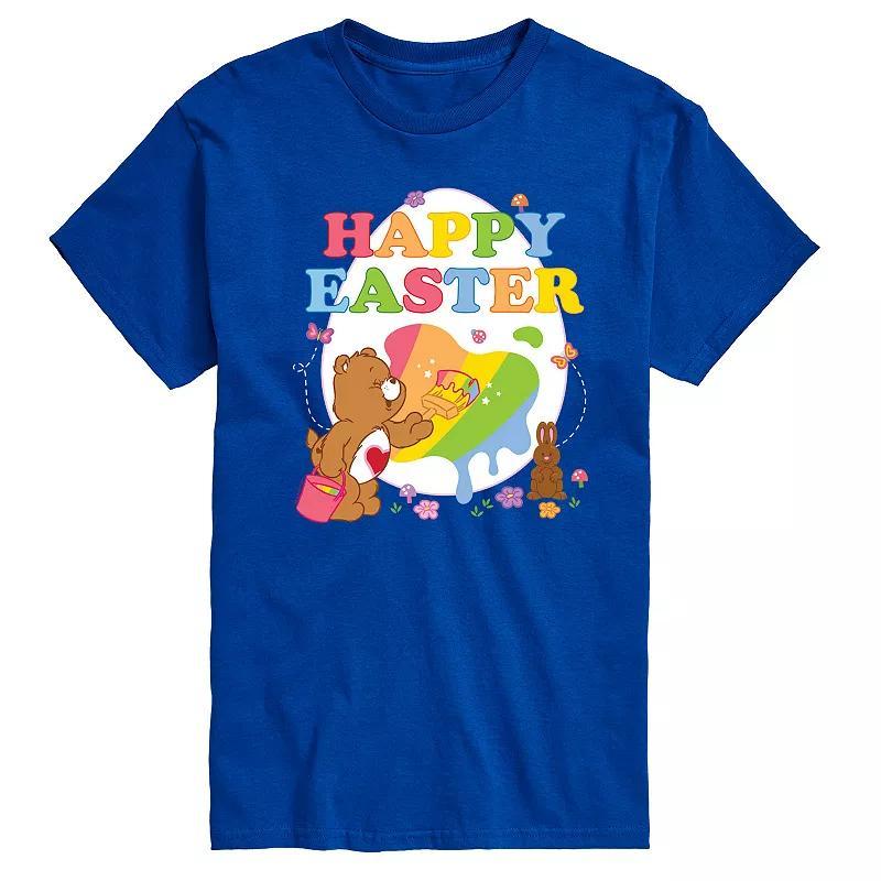 Mens Care Bears Happy Easter Egg Graphic Tee Product Image