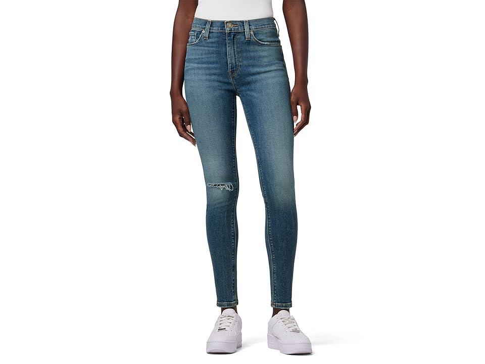 Hudson Jeans Barbara High Rise Super Skinny Ankle in Blue. Size 25. Product Image