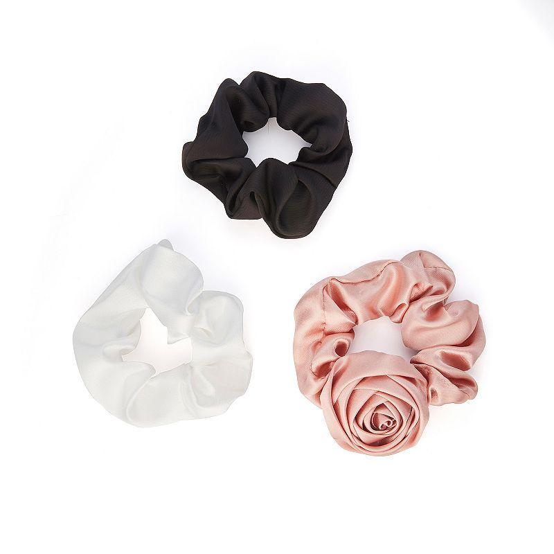 Womens 3-Pack Scrunchie Hair Tie Set Product Image