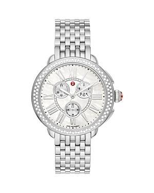 MICHELE Serein Diamond Bracelet Chronograph Watch, 40mm x 38mm Product Image