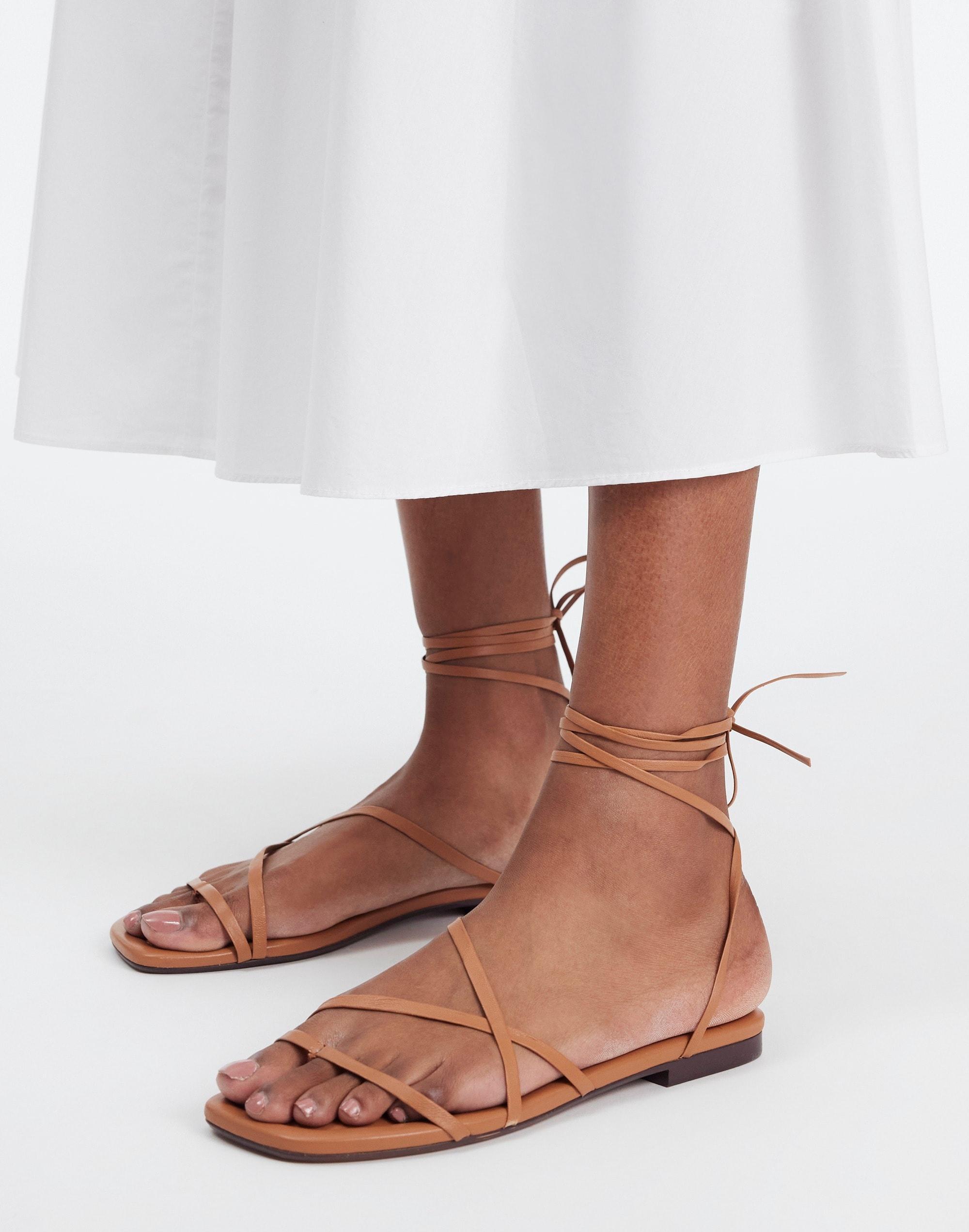 The Carrie Lace-Up Sandal Product Image