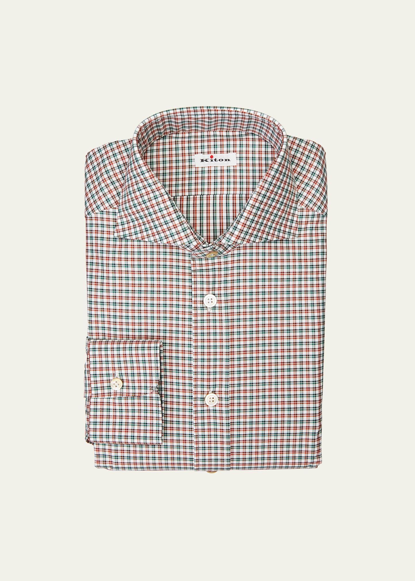 Mens Plaid Dress Shirt Product Image