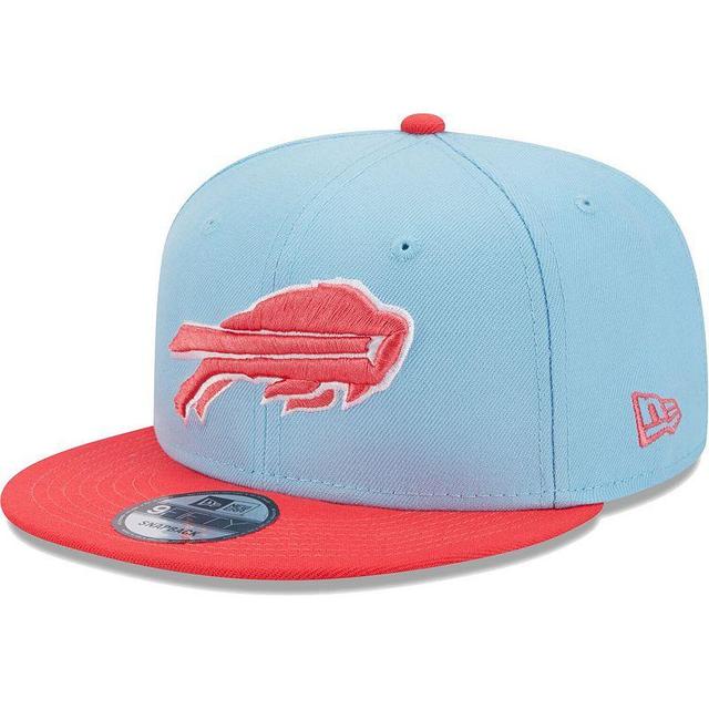 Mens New Era Light Blue/Red Buffalo Bills Two-Tone Color Pack 9FIFTY Snapback Hat Product Image