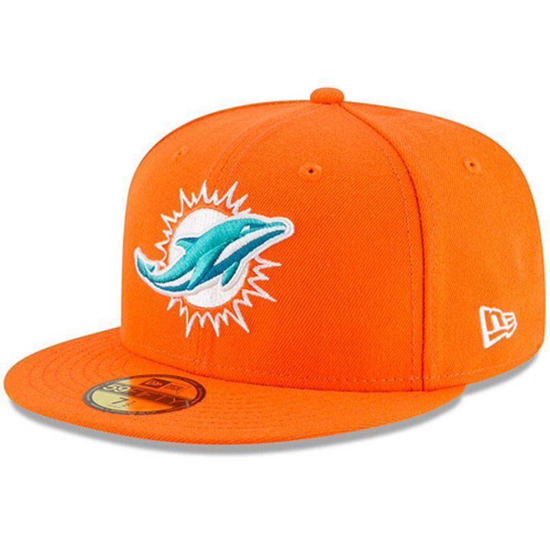 Mens New Era Miami Dolphins Omaha 59FIFTY Hat Product Image