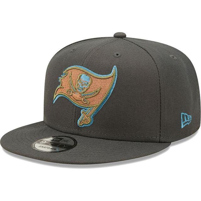 Mens New Era Graphite Tampa Bay Buccaneers Color Pack Multi 9FIFTY Snapback Hat Product Image