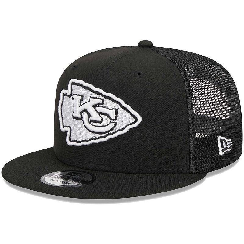 Mens New Era Kansas City Chiefs Main Trucker 9FIFTY Snapback Hat Product Image