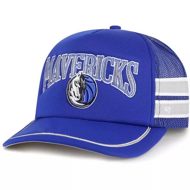 Mens 47 Dallas Mavericks Sidebrand Stripes Trucker Adjustable Hat Product Image