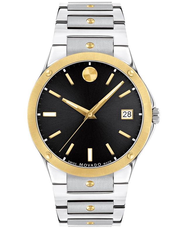 Movado Se Mens Swiss Two-Tone Stainless Steel Bracelet Watch 41mm - Two-tone Product Image