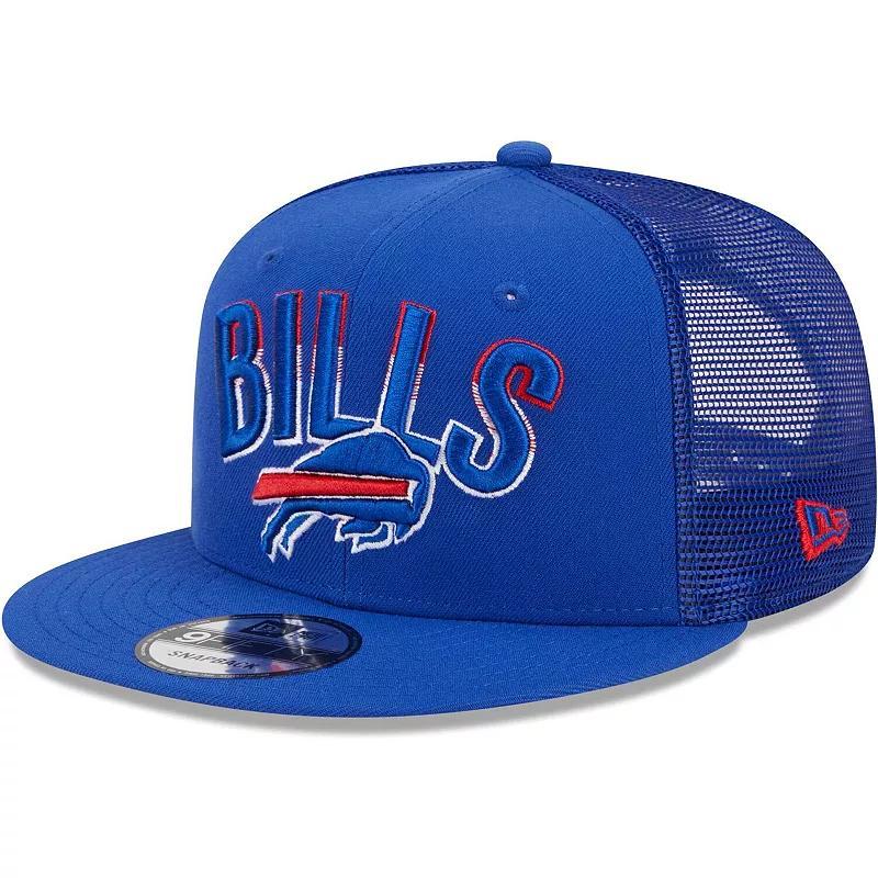 Mens New Era Royal Buffalo Bills Grade Trucker 9FIFTY Snapback Hat Product Image