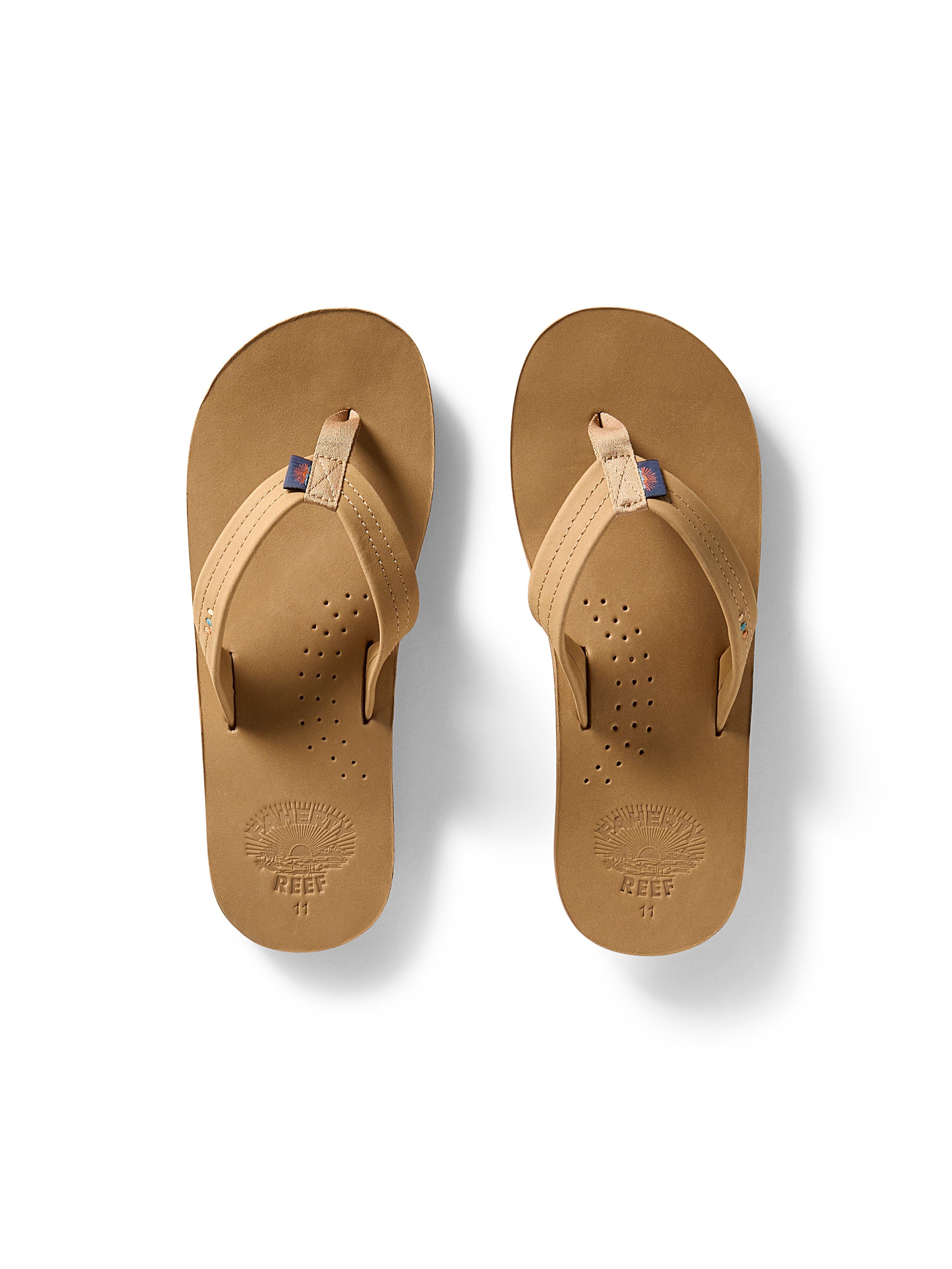 Faherty X REEF Men's Draftsmen Flip Flop - Bronze Male Product Image