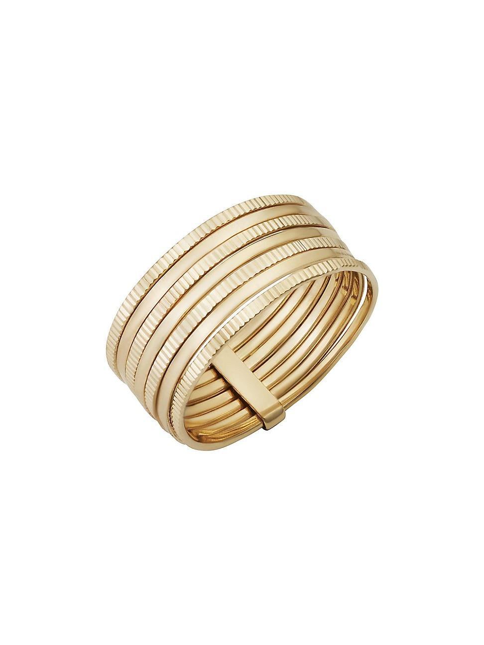 Womens 14K Yellow Gold Power Stack II Ring Product Image