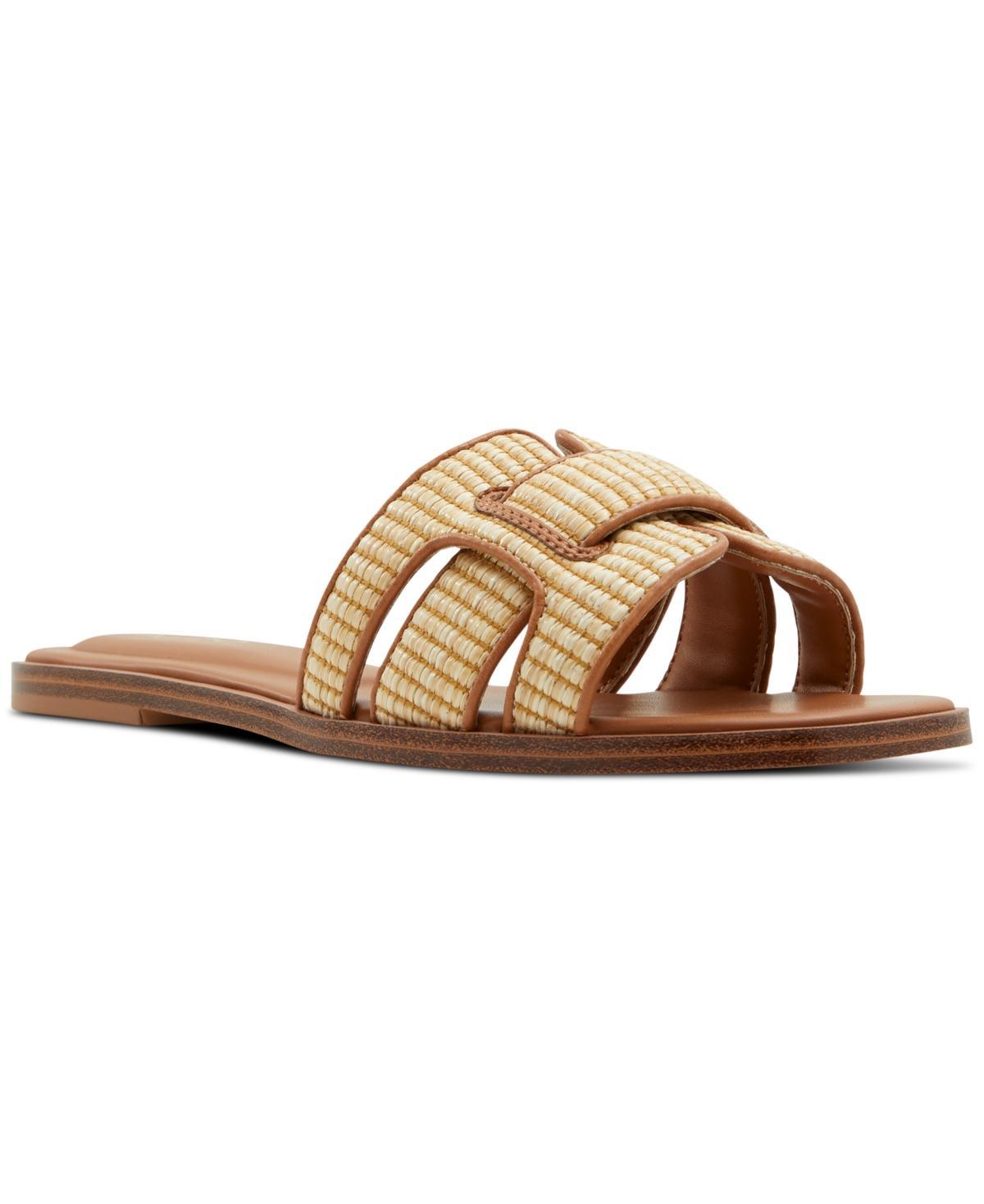 Aldo Womens Elenaa Woven Flat Slide Sandals Product Image