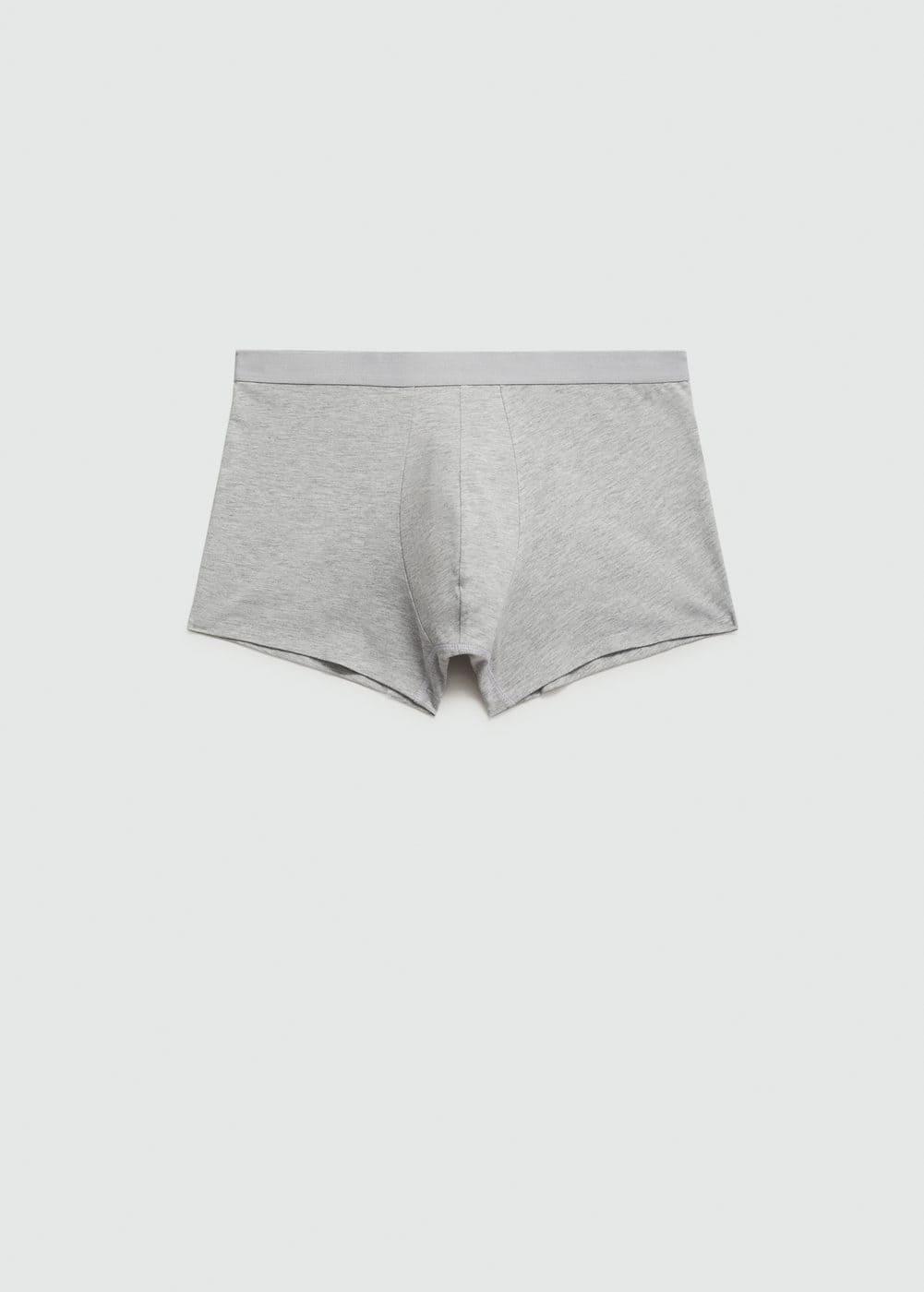 3-pack cotton boxers - Men | MANGO USA Product Image