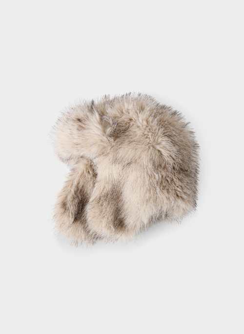 real faux fur trapper hat Product Image