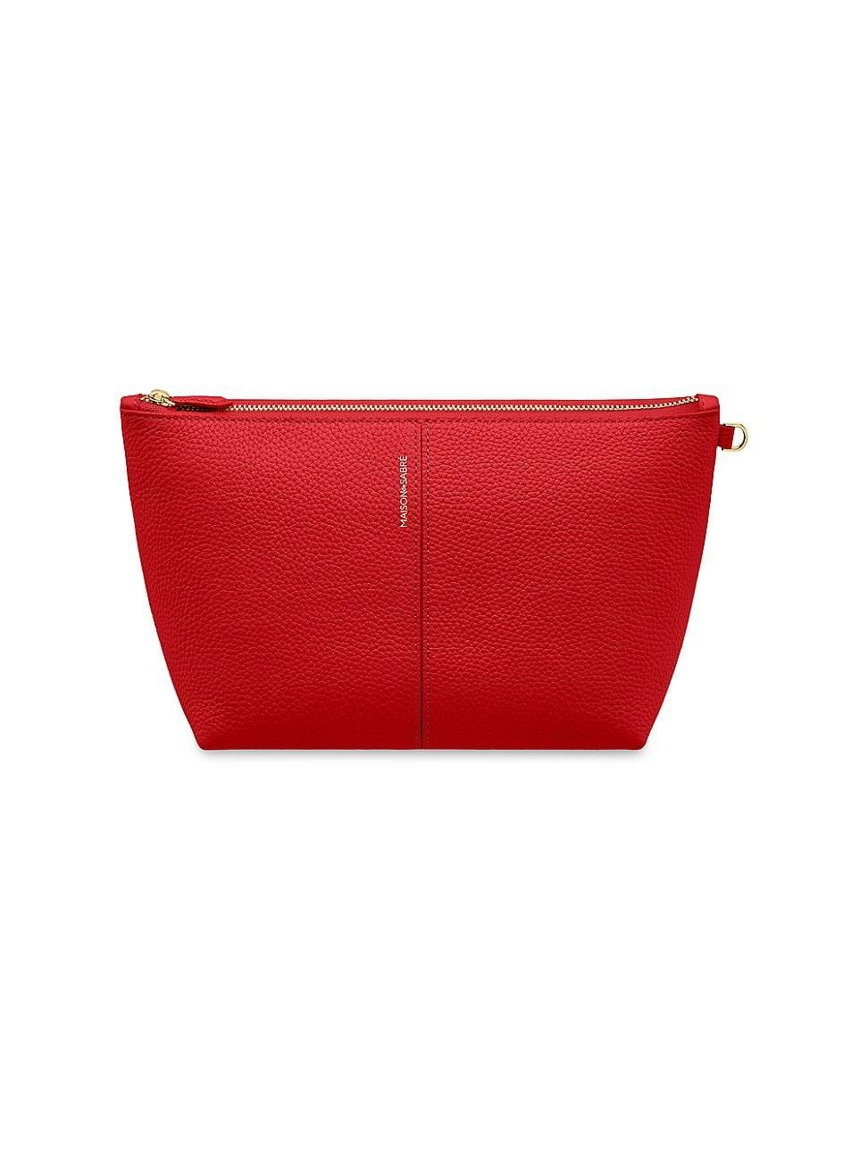 Womens Medium Leather Flaire Pouch Product Image