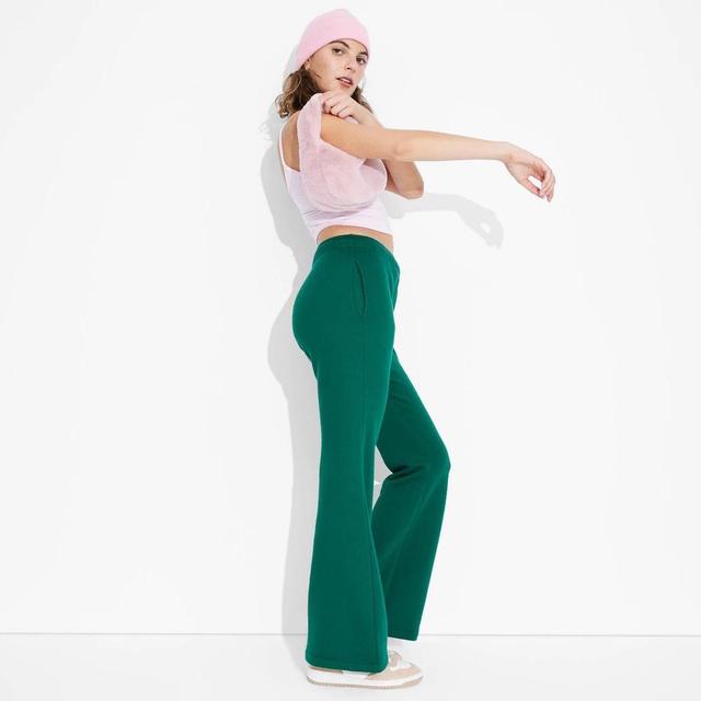 Womens High-Rise Flare Sweatpants - Wild Fable Product Image