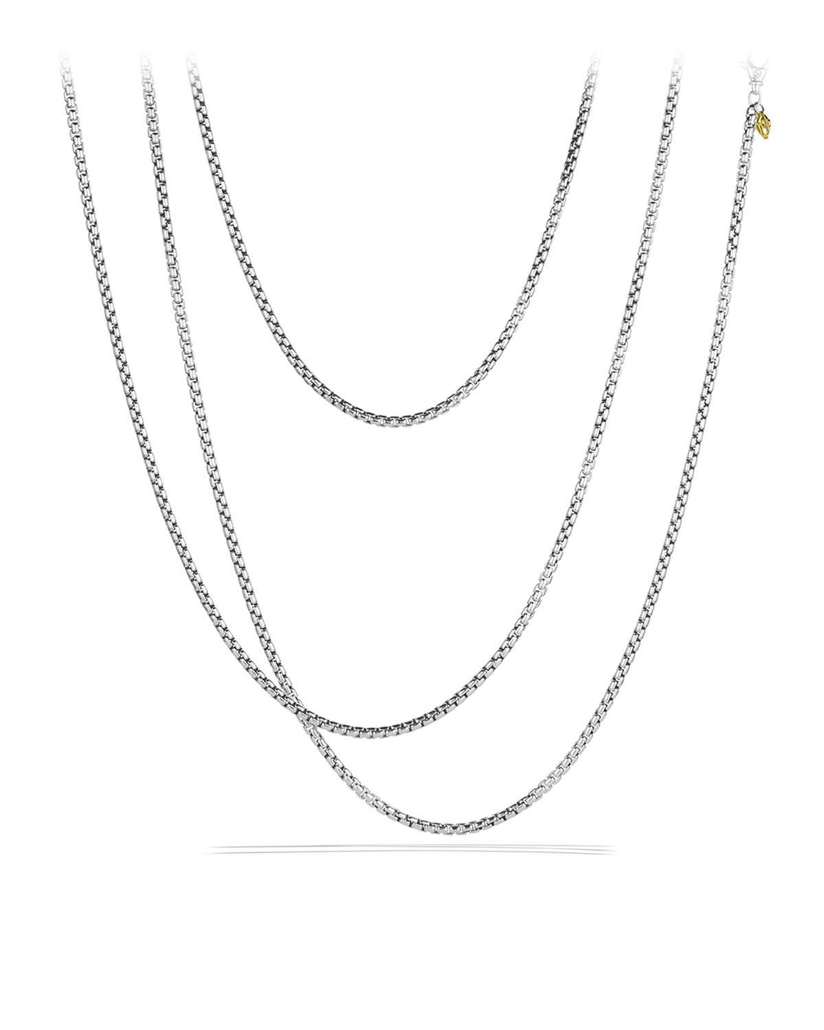 David Yurman Medium Box Wrap Chain with Gold, 72 Product Image