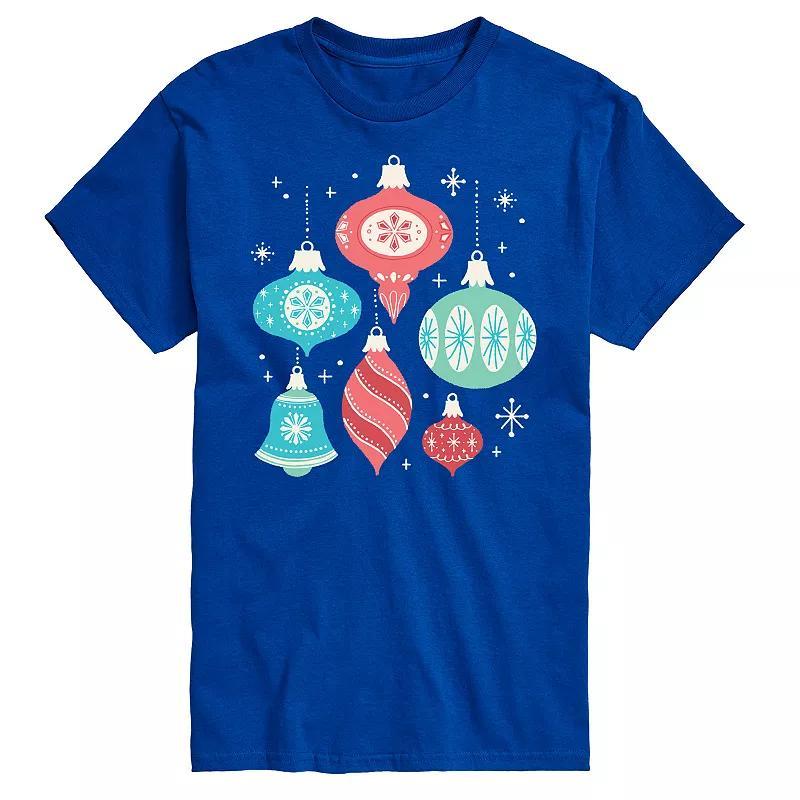 Big & Tall Retro Ornaments Graphic Tee, Mens Product Image