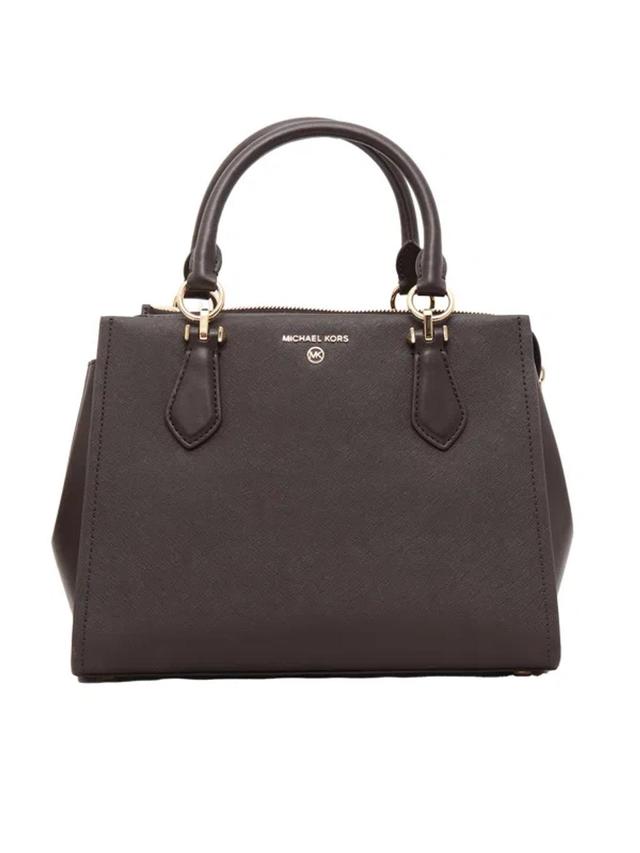 MICHAEL KORS Md Satchel In Brown Product Image