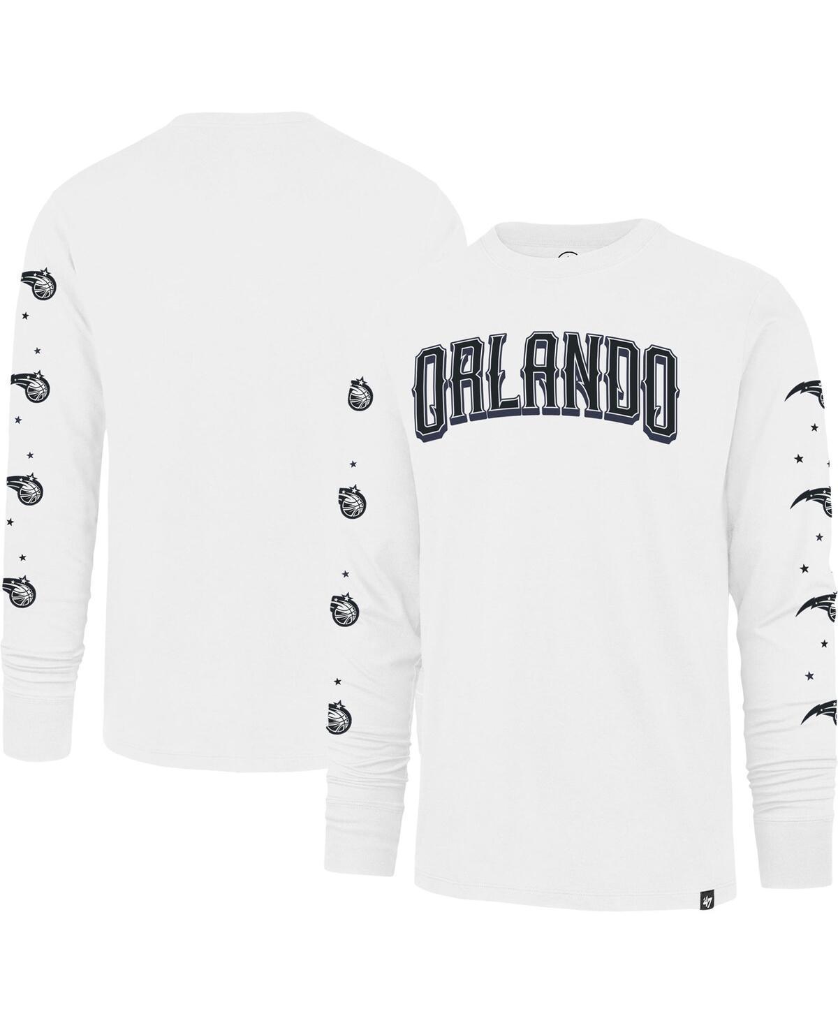 Mens 47 White Orlando Magic City Edition Downtown Franklin Long Sleeve T-Shirt Product Image