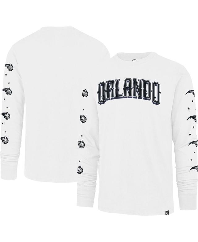 Mens 47 White Orlando Magic City Edition Downtown Franklin Long Sleeve T-Shirt Product Image