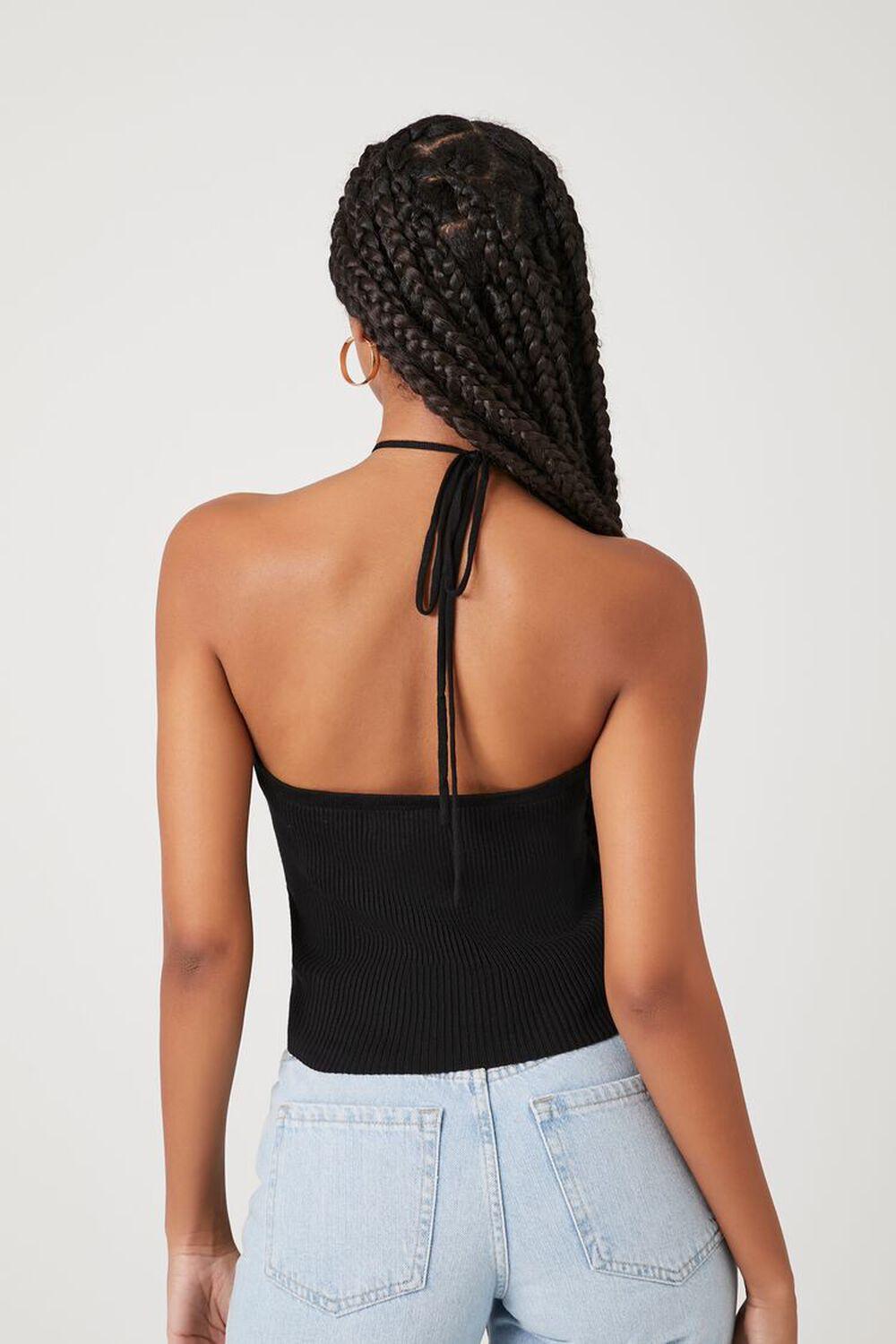 Sweater-Knit Halter Crop Top | Forever 21 Product Image