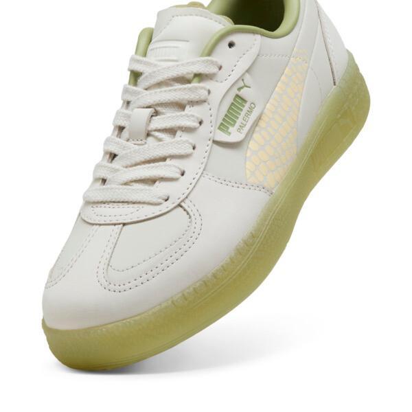 PUMA Palermo Moda Selva Women's Sneakers in Vapor Grey/Creamy Vanilla/Calming Green Product Image