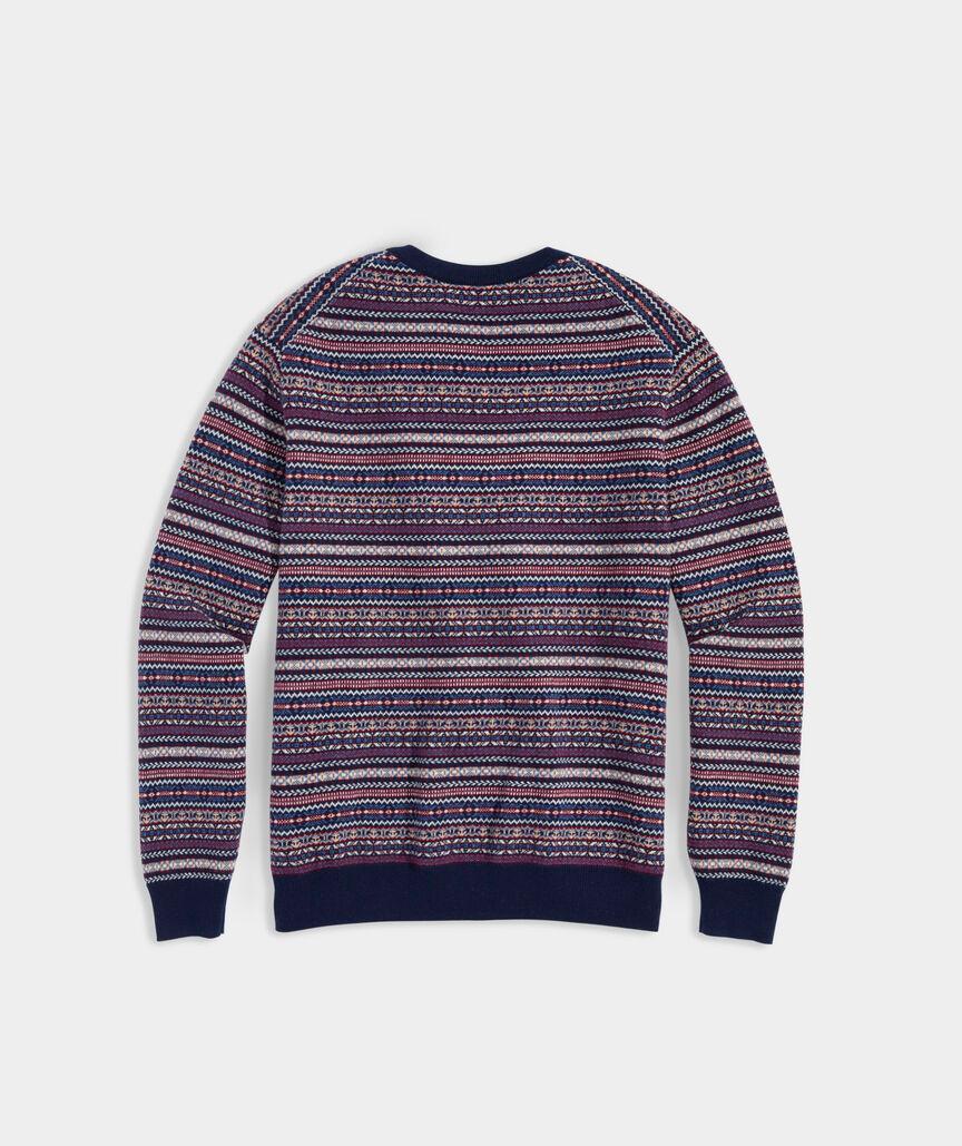 Wool Fair Isle Crewneck Sweater Product Image