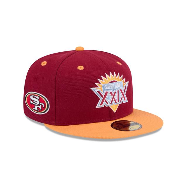 San Francisco 49ers Super Bowl Side Patch 59FIFTY Fitted Hat Male Product Image