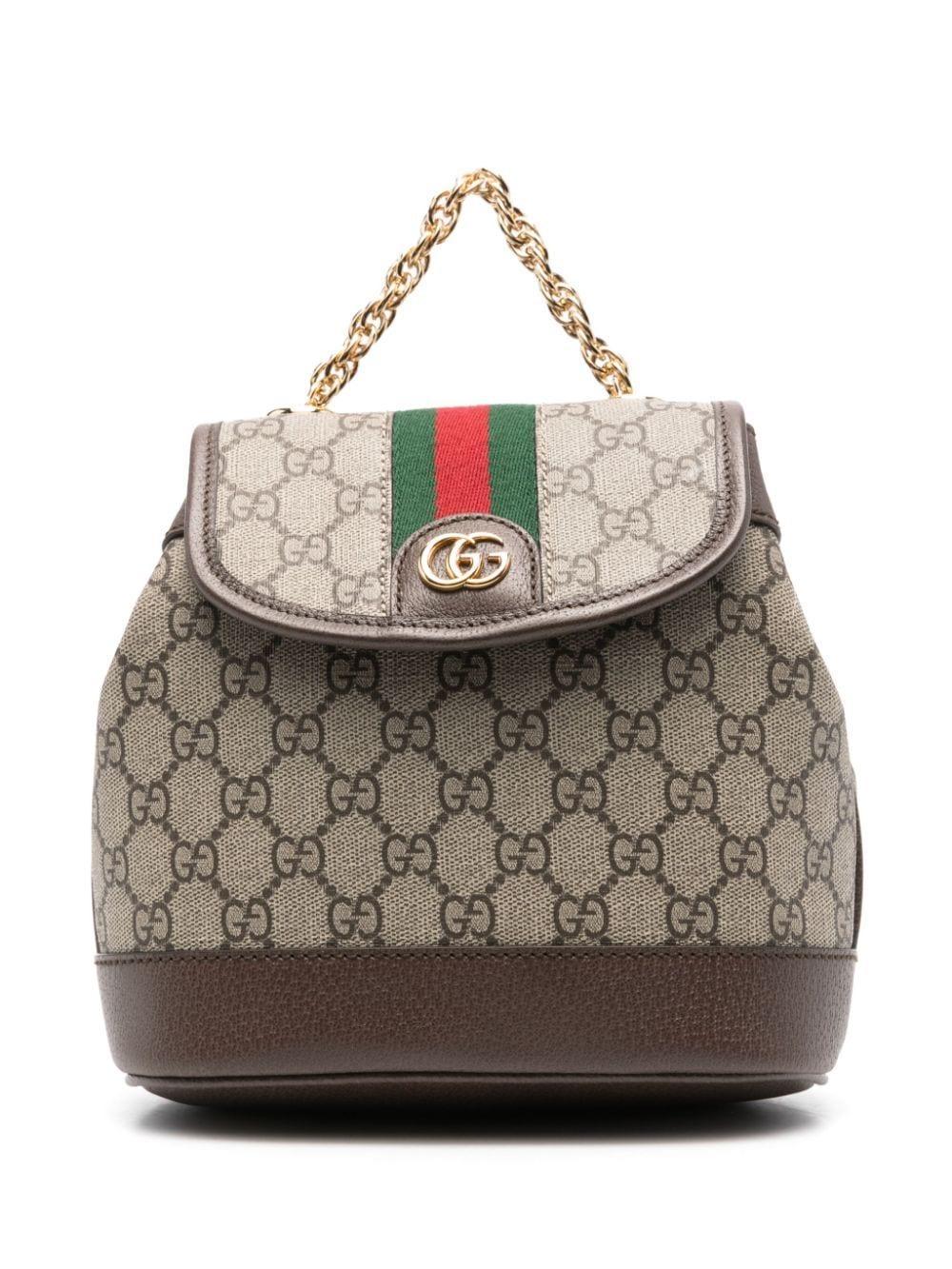 GUCCI Ophidia Mini Backpack In Neutrals Product Image