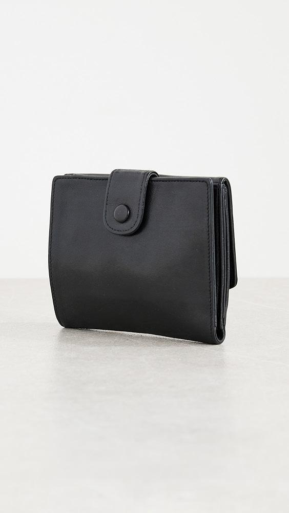 What Goes Around Comes Around Chanel Black Lambskin Timeless CC Compact Wallet | Shopbop Product Image