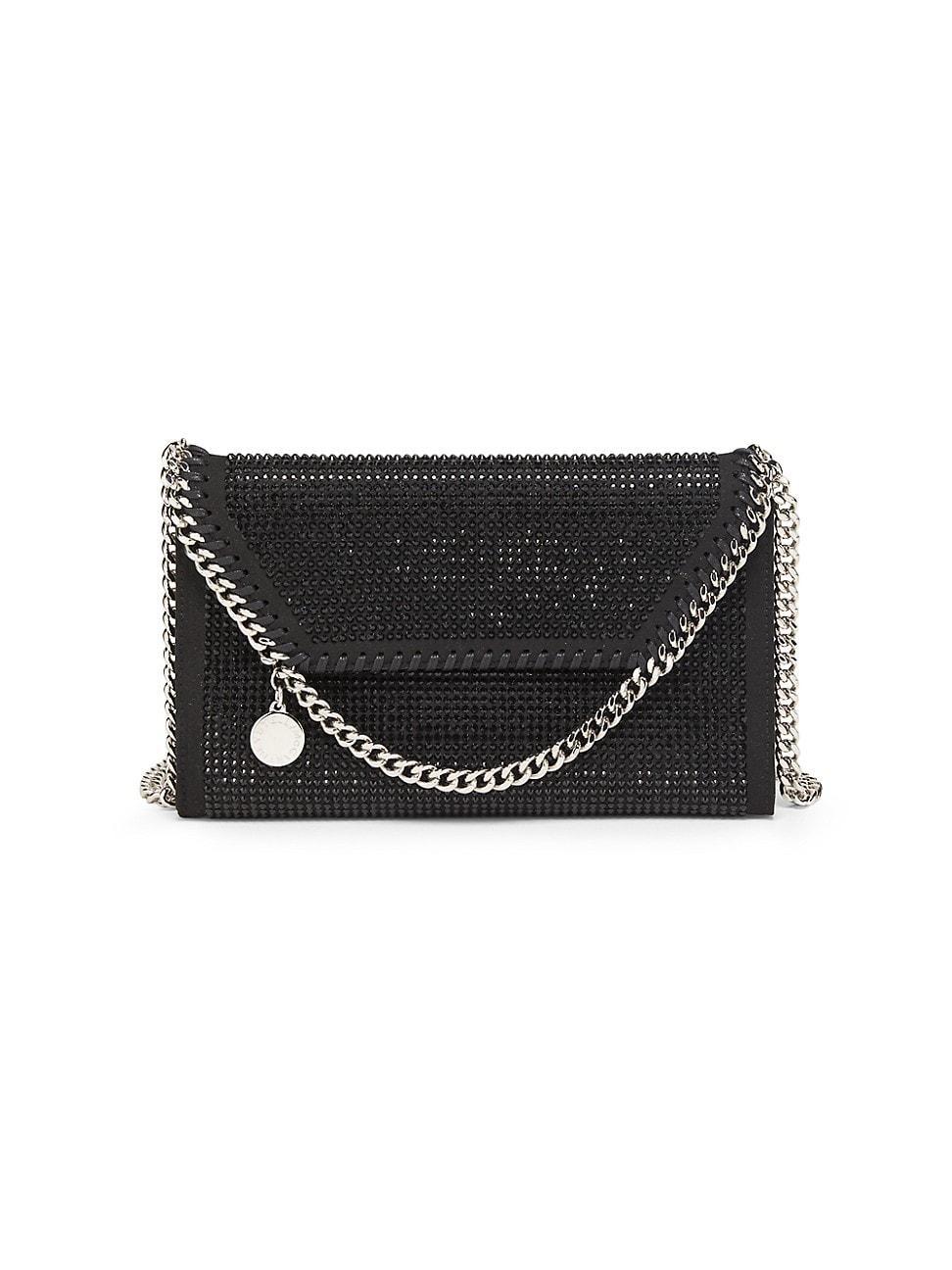 Womens Crystal Hotfix Mini Crossbody Bag product image