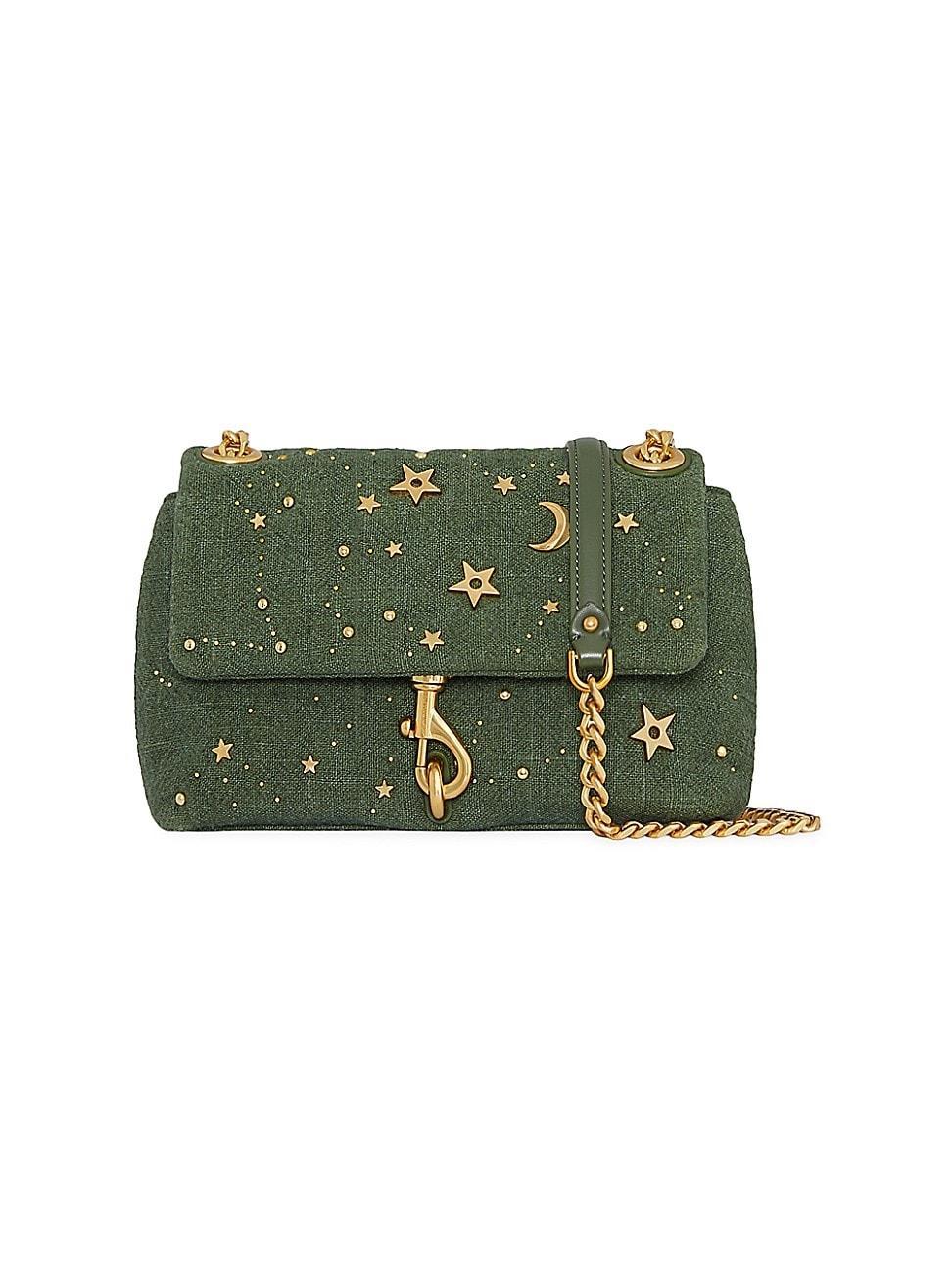 Womens Edie Celestial-Studded Crossbody Bag Product Image