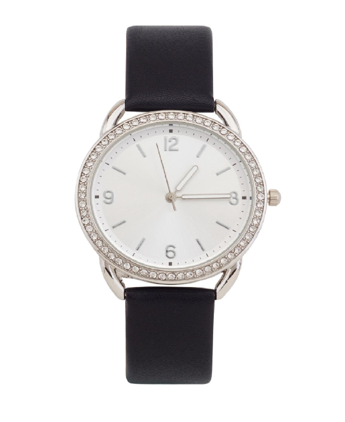 Jessica Carlyle Womens Black Strap Watch Product Image