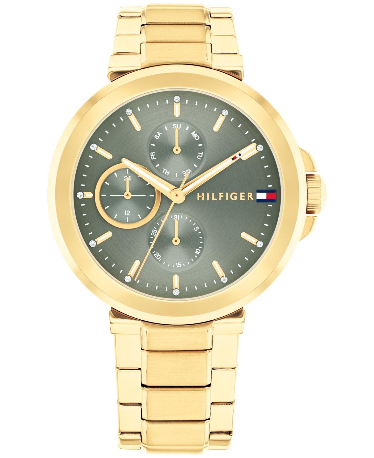 Tommy Hilfiger Womens Quartz Gold Ionic Plated Steel Watch 38mm - Gold Product Image