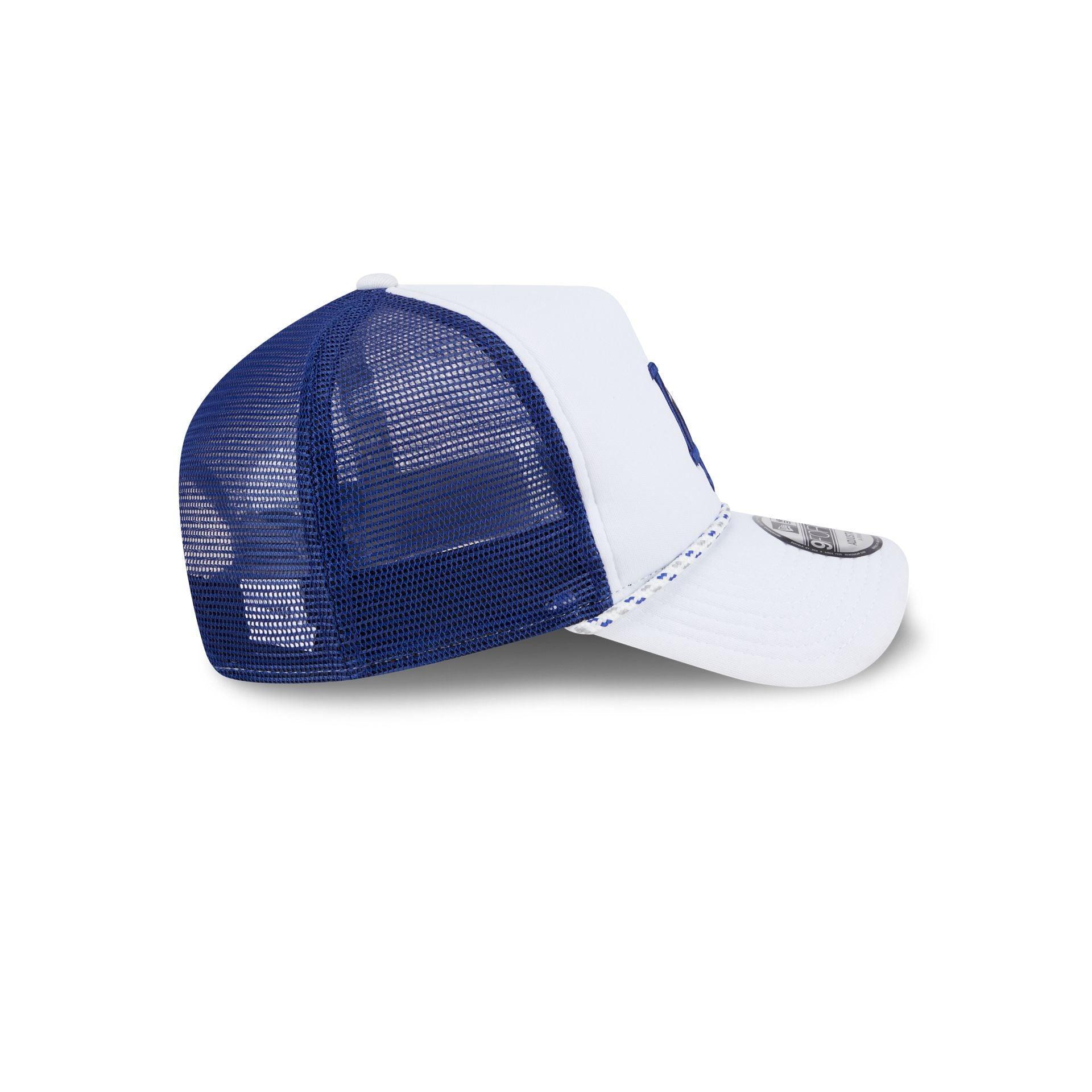 Los Angeles Dodgers Court Sport 9FORTY A-Frame Trucker Hat Male Product Image