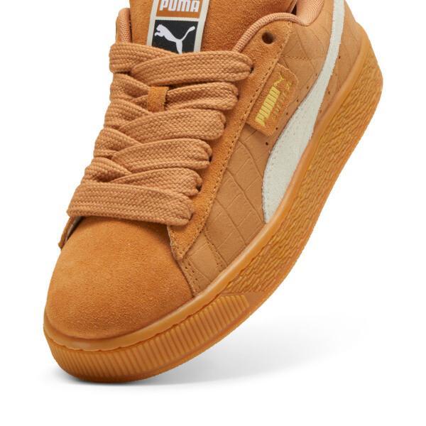 PUMA Suede XL Elevated Women's Sneakers in Caramel Latte/Gum Product Image