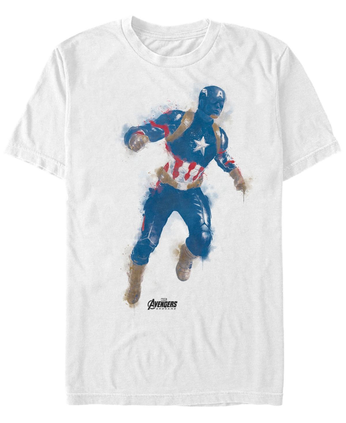 Mens Marvel Avengers Endgame Captain America Paint Graphic Tee Product Image