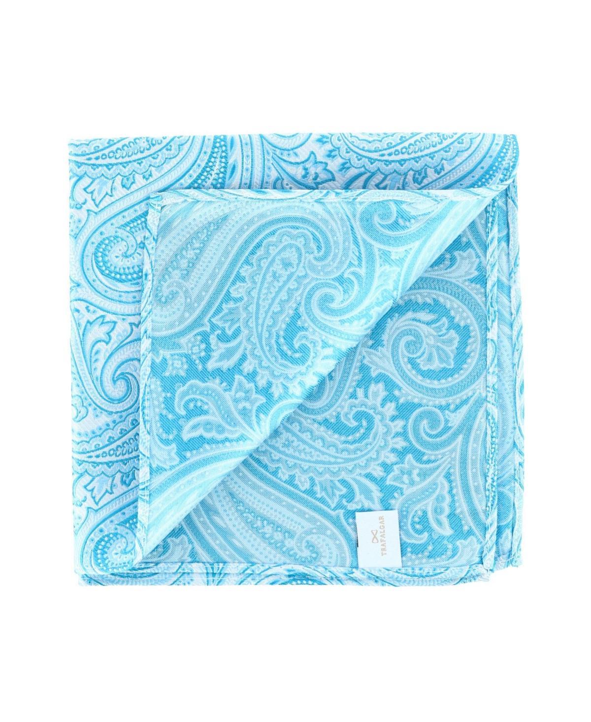 Mens Sobee Collection Pocket Square - Blue Product Image