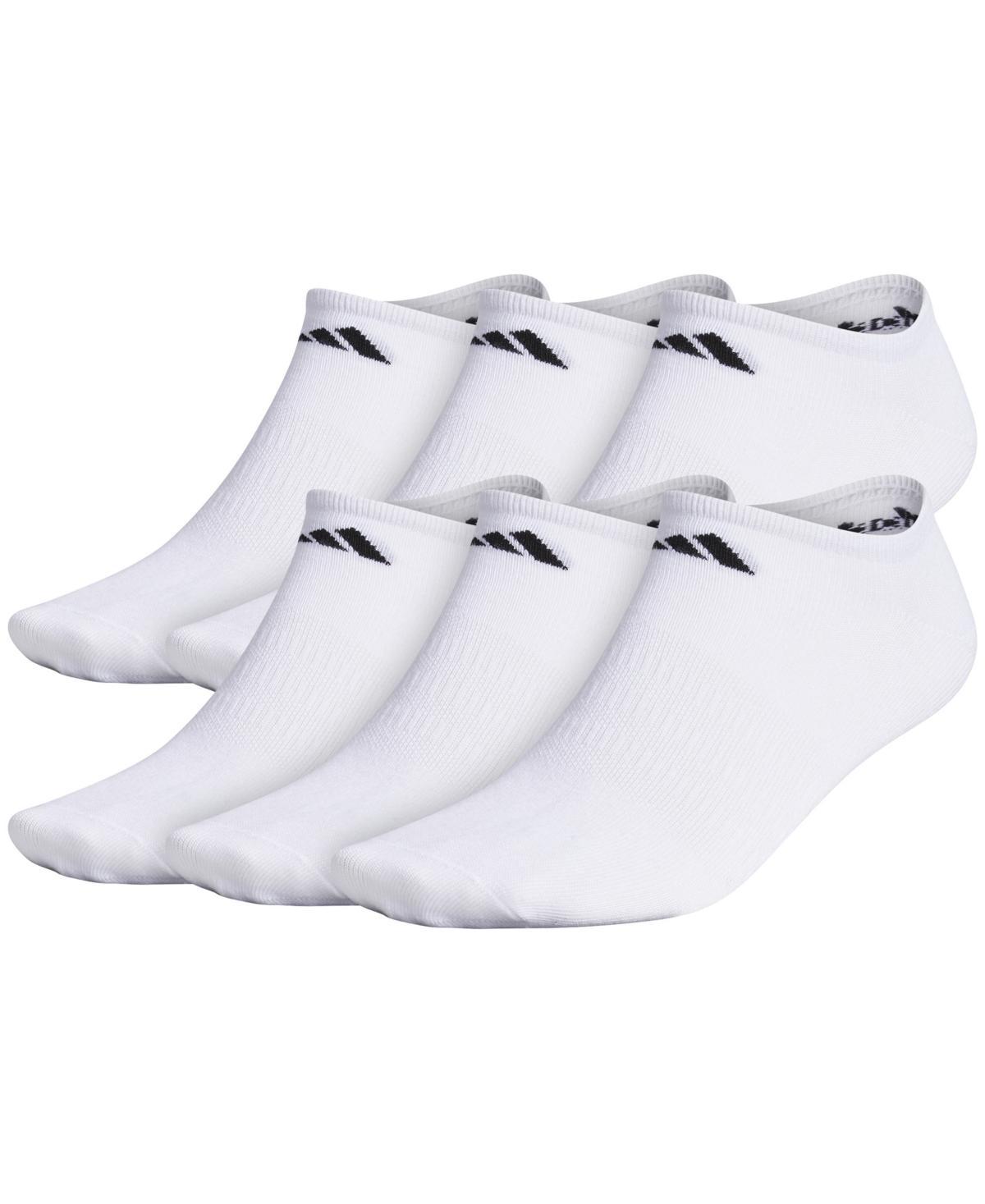 adidas Superlite No Show Socks 6-Pair Black) Men's No Show Socks Shoes Product Image