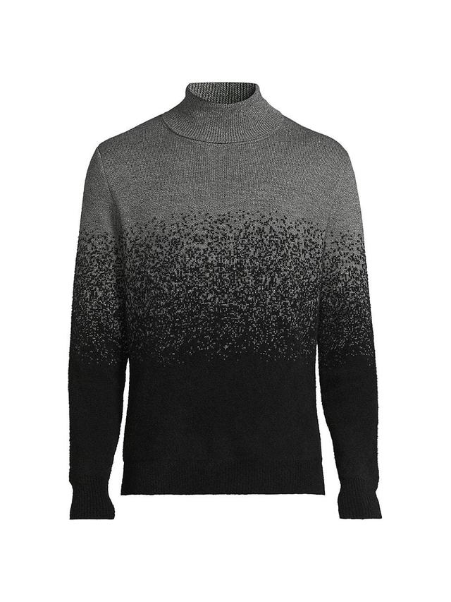 Mens Gradient Wool-Blend Turtleneck Sweater Product Image