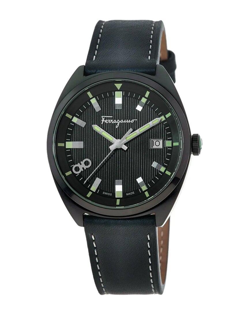 FERRAGAMO Men's Evolution Black Dial Watch Product Image