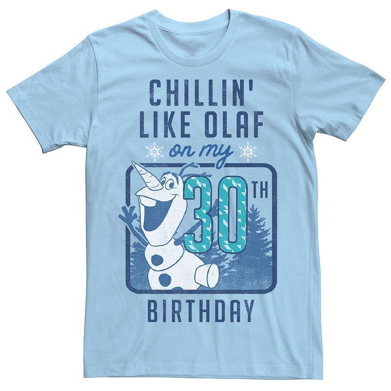 Mens Disney Frozen Chillin Like Olaf On My 30th Birthday Tee Product Image