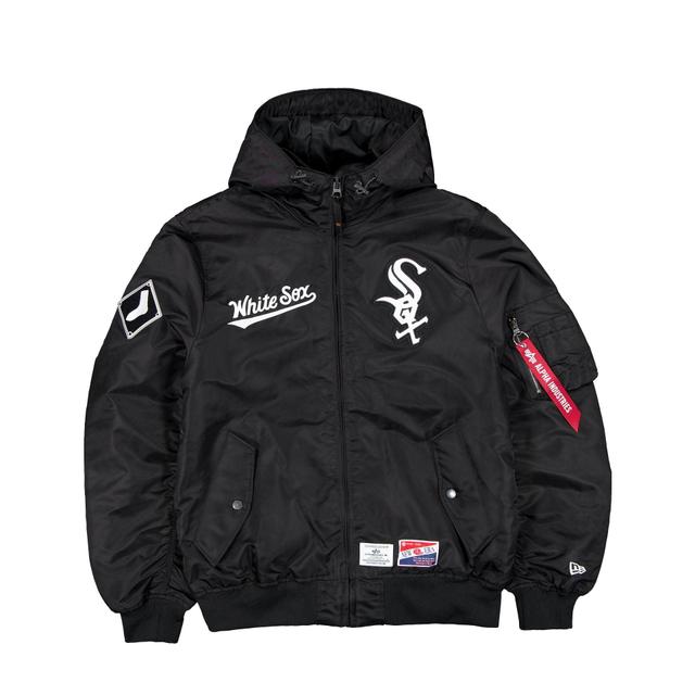 Alpha Industries x Chicago White Sox L-2B Hooded Bomber Jacket Male Product Image