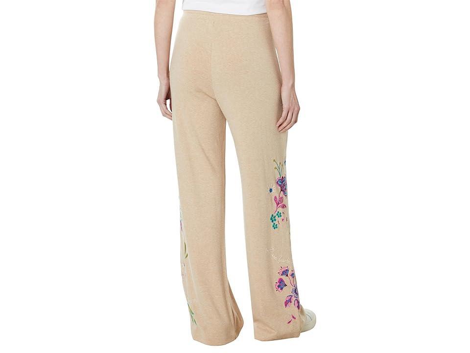 Johnny Was Shilo Cozy Wide Leg Pants (Warm Oat) Women's Dress Pants Product Image