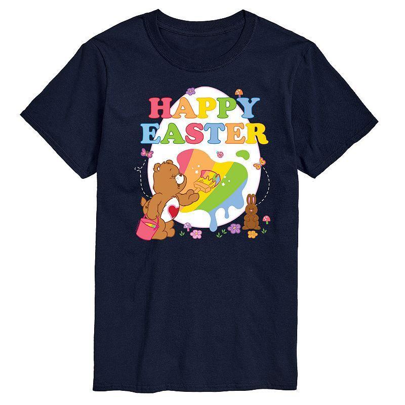 Mens Care Bears Happy Easter Egg Graphic Tee Product Image