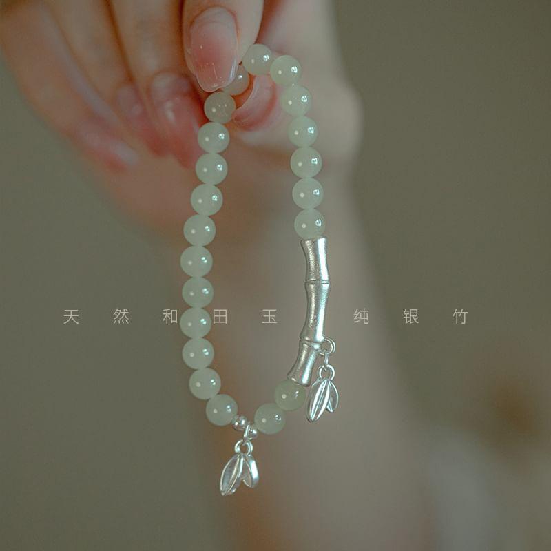 Bamboo S999 Silver Crystal Bracelet Product Image