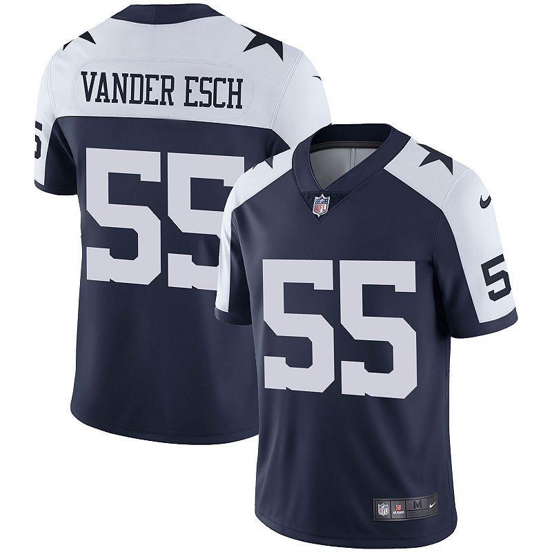 Mens Nike Leighton Vander Esch Dallas Cowboys Alternate Vapor Limited Jersey Blue Product Image