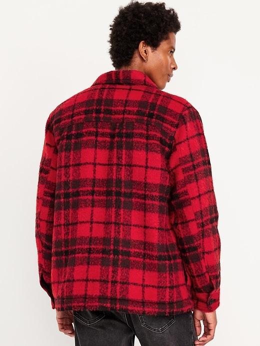 Cozy-Lined Sherpa Shacket Product Image